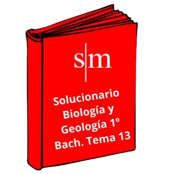 Solucionario 1º Bachillerato Biología y Geología Tema 13 SM
